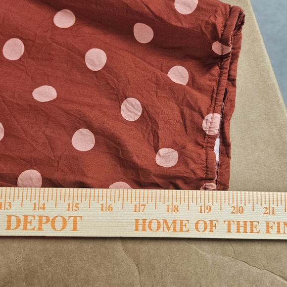 Anthropologie Maeve Poplin Bubble Blouse Polka Dot Size Medium Office Casual Top - Picture 13 of 13